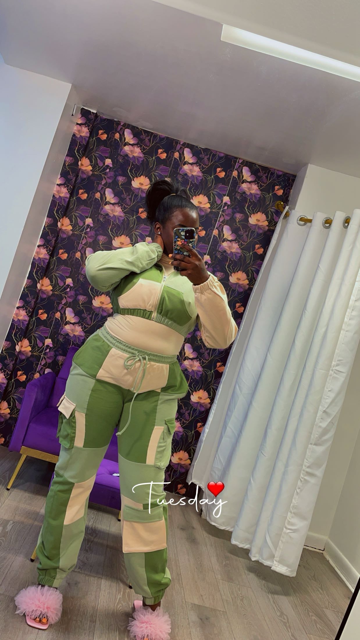 Patching Things Up Sweatsuit