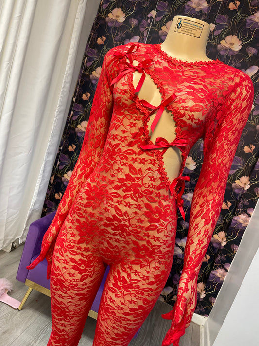 Laced Up With Love Bodysuit