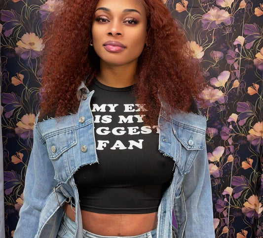 Cold Shoulder Jean Jacket