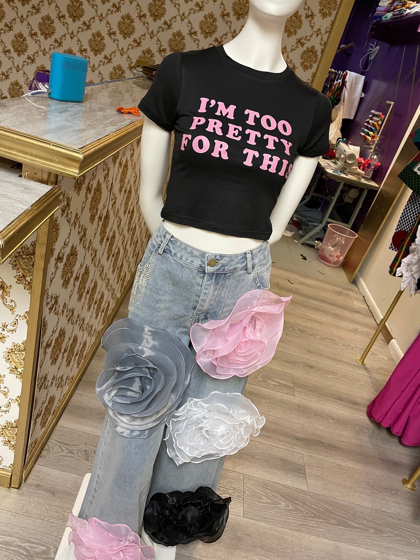 Flowers Booming Jeans