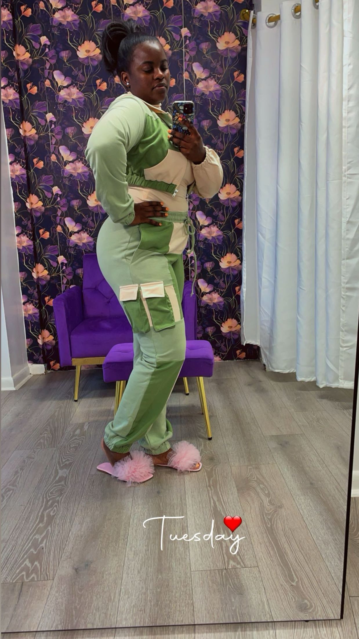 Patching Things Up Sweatsuit